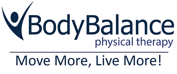 Body Balance Physical Therapy logo with their slogan of Move More, Live More